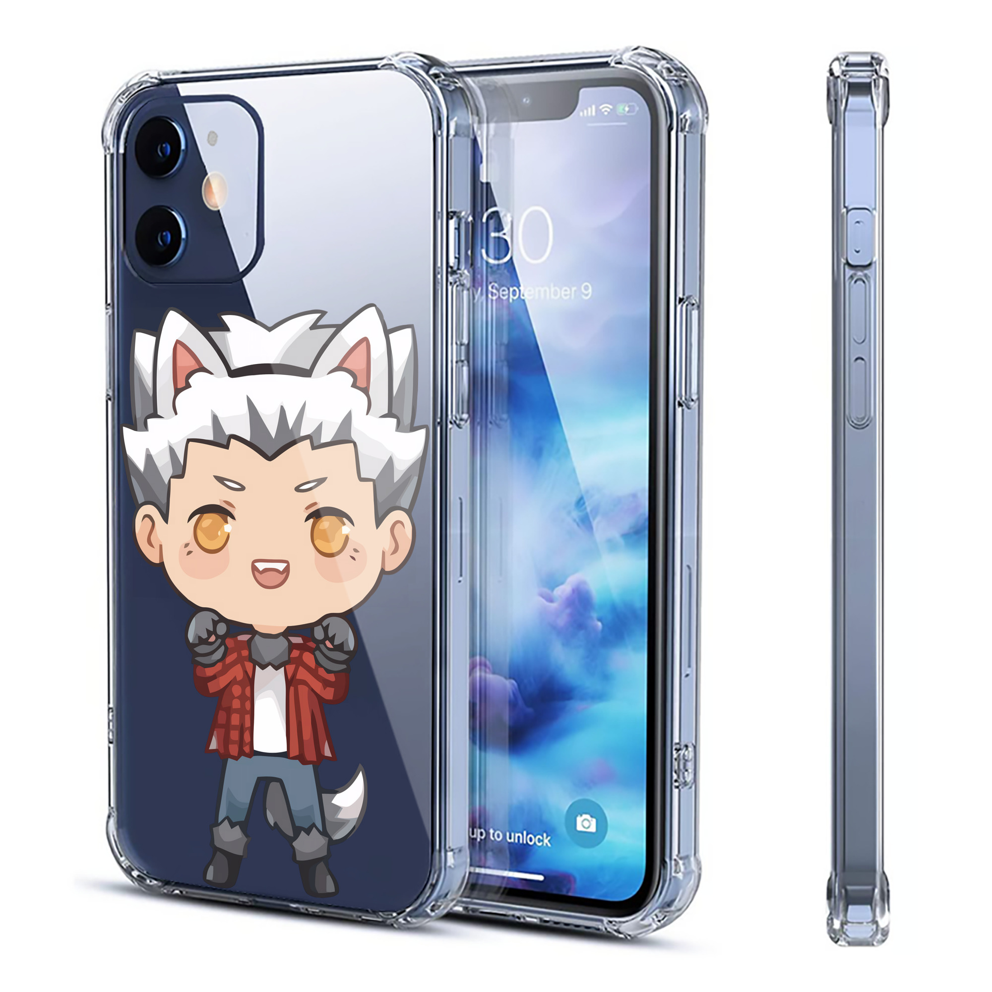 （画像用） ハイキュー!! Haikyu!! 【iPhone 12シリーズ対応】透明スマホケース（クリアソフトケース）